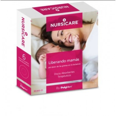 POLYMEM NURSICARE APOSITO ESTERIL GRIETAS PEZON 6 APOSITOS