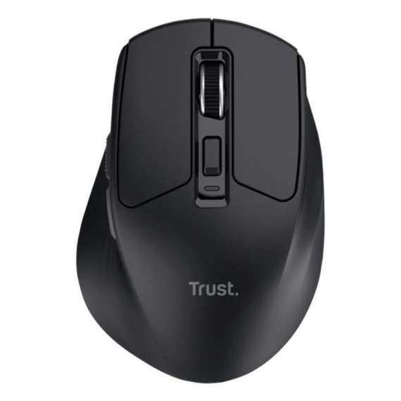 Ratón Trust Niven Inalámbrico Recargable USB-C Negro
