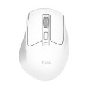 Ratón Trust Niven Inalámbrico Recargable USB-C Blanco