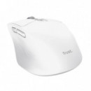 Ratón Trust Niven Inalámbrico Recargable USB-C Blanco