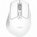 Ratón Trust Niven Inalámbrico Recargable USB-C Blanco