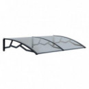 Marquesina Doble Artplast PE100145T de Policarbonato Transparente 965x1435x282 mm