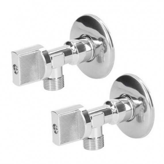Llave de Escuadra Fontastock 1/2" x 3/8" (2 Piezas)