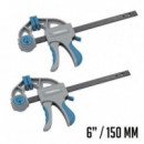 Sargento de Apriete Rápido Fontastock 6/150 mm (2 Piezas)