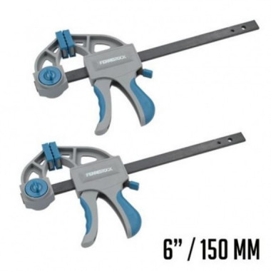 Sargento de Apriete R&aacute;pido Fontastock 6/150 mm (2 Piezas)
