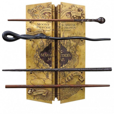 Expositor de Varitas y Expositor del Mapa del Merodeador Harry Potter  NOBLE COLLECTION