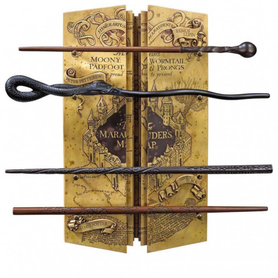 Expositor de Varitas y Expositor del Mapa del Merodeador Harry Potter  NOBLE COLLECTION