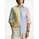 POLO RALPH LAUREN - CUBDPPPKS-LONG SLEEVE-SPORT SHIRT - 4680 FUNSHIRT - 710928919001/4680 FUNSHIRT