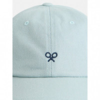 Gorra Lisa Raqueta Verde Claro  SILBON