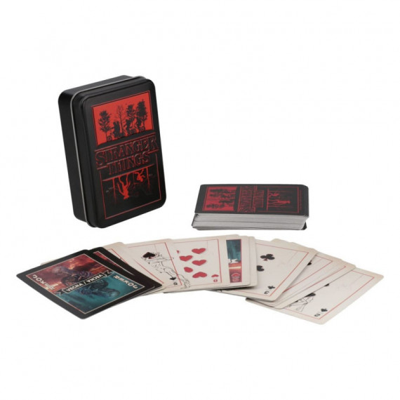 Baraja de Cartas Stranger Things (caja Metalica de Naipes)  PALADONE