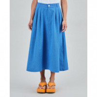 Faldas Falda BRAVA FABRICS MIDI Checks Azul