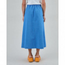 Faldas Falda BRAVA FABRICS MIDI Checks Azul