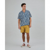 Camisas Camisa BRAVA FABRICS Aloha Sombrillas Azul