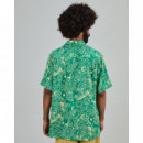 Camisas Camisa BRAVA FABRICS Aloha Asis Percales Crocodylus Verde