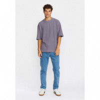 Camisetas Hombre Camiseta REVOLUTION Oversize 1431 Purple