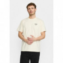 Camisetas Hombre Camiseta REVOLUTION 1436 ALT Off White