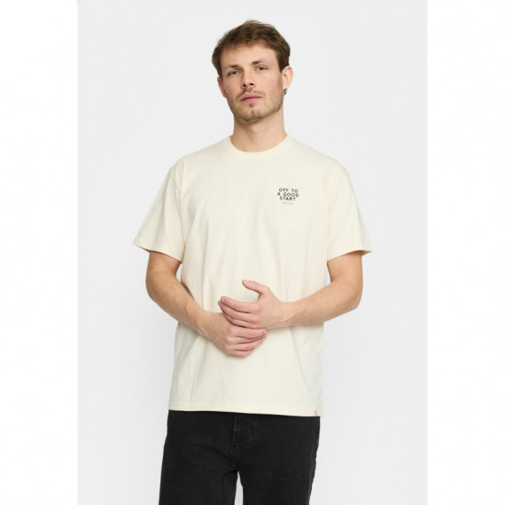 Camisetas Hombre Camiseta REVOLUTION 1436 ALT Off White