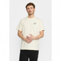 Camisetas Hombre Camiseta REVOLUTION 1436 Alt Off White