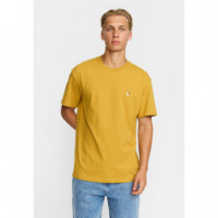 Camisetas Hombre Camiseta REVOLUTION 1449 Bia Yellow