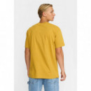 Camisetas Hombre Camiseta REVOLUTION 1449 BIA Yellow