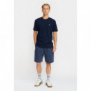 Camisetas Hombre Camiseta REVOLUTION 1449 HUL Navy Melange