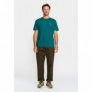 Camisetas Hombre Camiseta REVOLUTION 1449 PLA Petrol