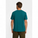 Camisetas Hombre Camiseta REVOLUTION 1449 PLA Petrol