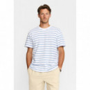 Camisetas Hombre Camiseta REVOLUTION Loose 1444 White