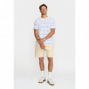 Camisetas Hombre Camiseta REVOLUTION Loose 1444 White