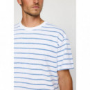 Camisetas Hombre Camiseta REVOLUTION Loose 1444 White