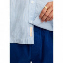 Camisas Camisa REVOLUTION Oversize 3235 Blue