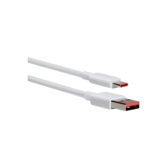 XIAOMI Cable Datos Usb a Tipo C 6A Blanco 1Mtr BHR6032GL