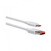 XIAOMI Cable Datos Usb a Tipo C 6A Blanco 1Mtr BHR6032GL