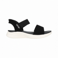 Sandalias SKECHERS Ultra Flex 3.0 Sandal Black Mitobuck para Uso Deportivo y Casual