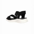 Sandalias SKECHERS Ultra Flex 3.0 Sandal Black Mitobuck para Uso Deportivo y Casual