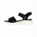 Sandalias SKECHERS Ultra Flex 3.0 Sandal Black Mitobuck para Uso Deportivo y Casual