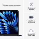 ORDENADOR PORTÁTIL MACBOOK 24GB 512GB 15.3" MEDIANOCHE APPLE