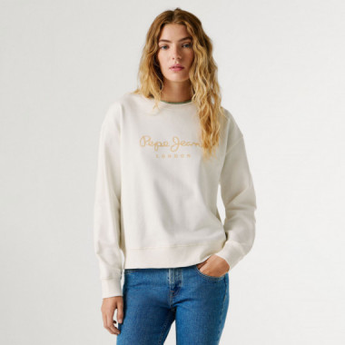 Pepe Jeans Sudadera cl&aacute;sica con cuello redondo PL5800072-807