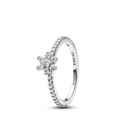 Pandora Anillo en plata de primera ley Flor Brillante 194499C01