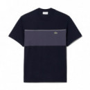 Camiseta de algodón con bloques de color