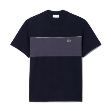 Camiseta de algod&oacute;n con bloques de color