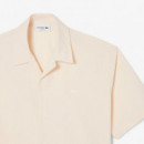 Camisa de corte holgado de seersucker