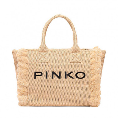 Bolso Tipo Tote Beach Shopper Rafia