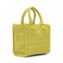 Bolso Tipo Tote Beach Shopper Mini Rafia