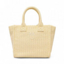 Bolso Tipo Tote Beach Shopper Mini Rafia