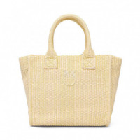 Bolso Tipo Tote Beach Shopper Mini Rafia