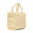 Bolso Tipo Tote Beach Shopper Mini Rafia