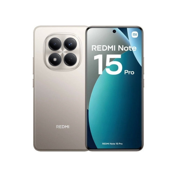 TELEFONO SMARTPHONE XIAOMI REDMI NOTE 15 PRO TITANIO 4G
