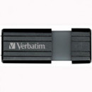 VERBATIM PENDRIVE STORE N GO PINSTRIPE 32GB HI-SPEED RETRACTIL USB 2.0 NEGRO