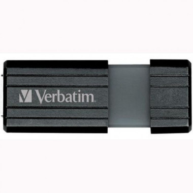 VERBATIM Pendrive Store N Go Pinstripe 32GB Hi-speed Retractil USB 2.0 Negro